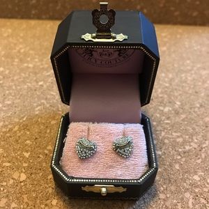 Juicy Couture heart earrings
